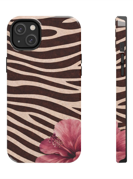 mocha-striped hibiscus