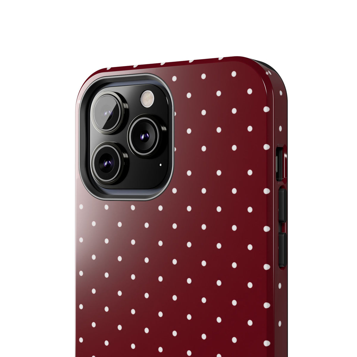 Burgundy Dots
