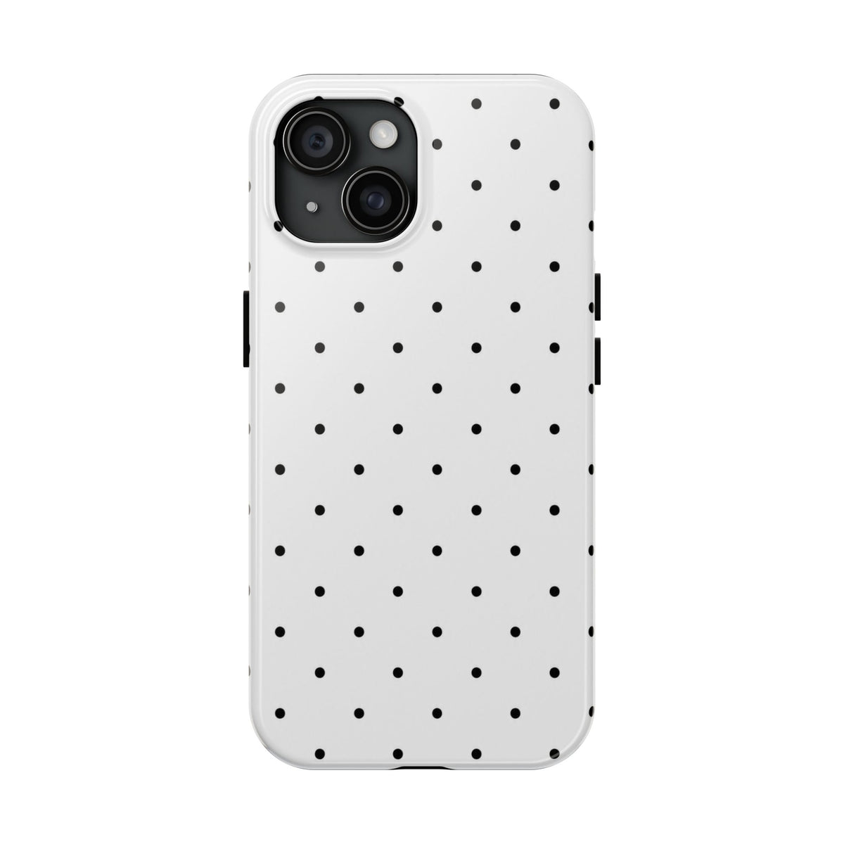 White & Black Polka-Dots