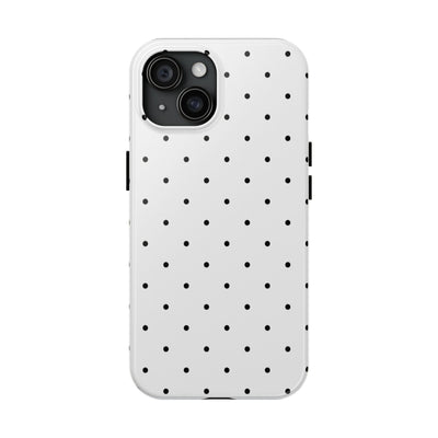 White & Black Polka-Dots