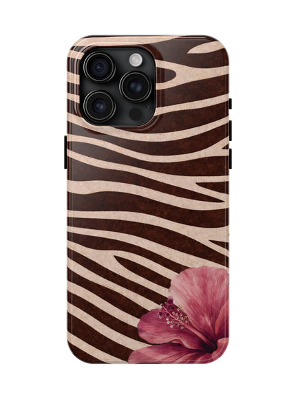 mocha-striped hibiscus