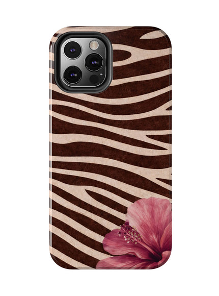 mocha-striped hibiscus