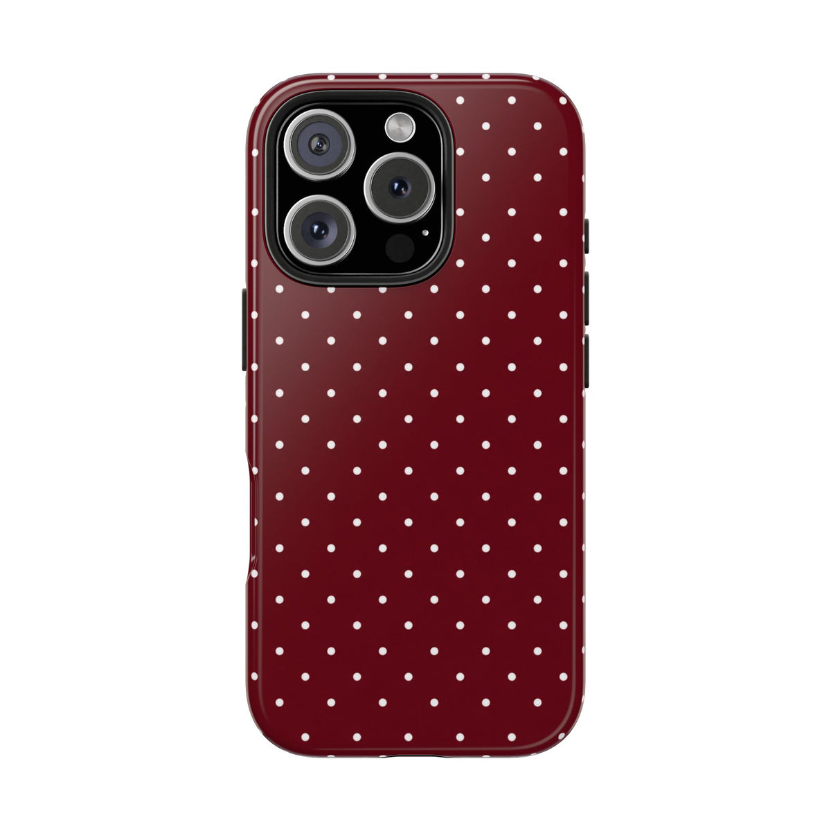Burgundy Dots