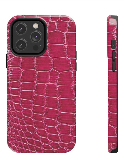 magenta crocodile