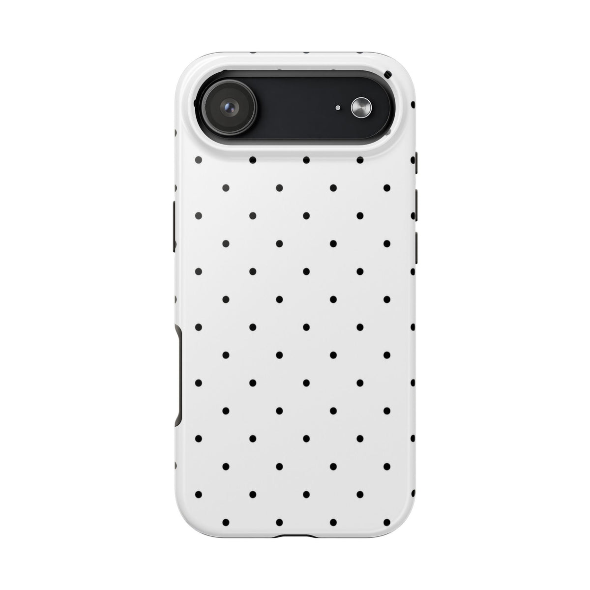 White & Black Polka-Dots
