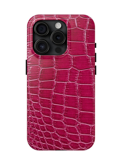 magenta crocodile