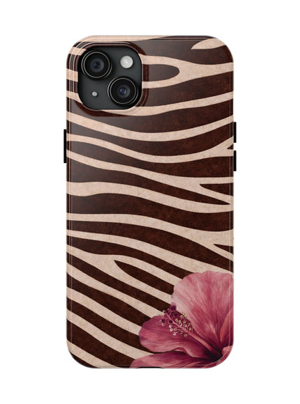 mocha-striped hibiscus