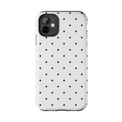 White & Black Polka-Dots