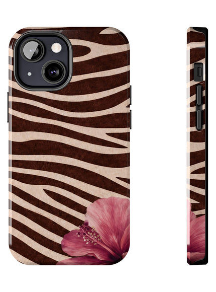 mocha-striped hibiscus