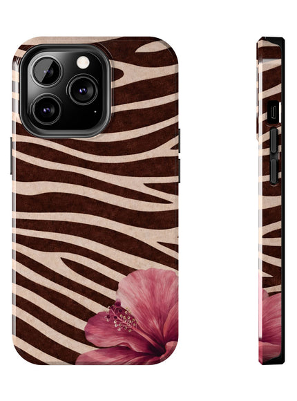 mocha-striped hibiscus