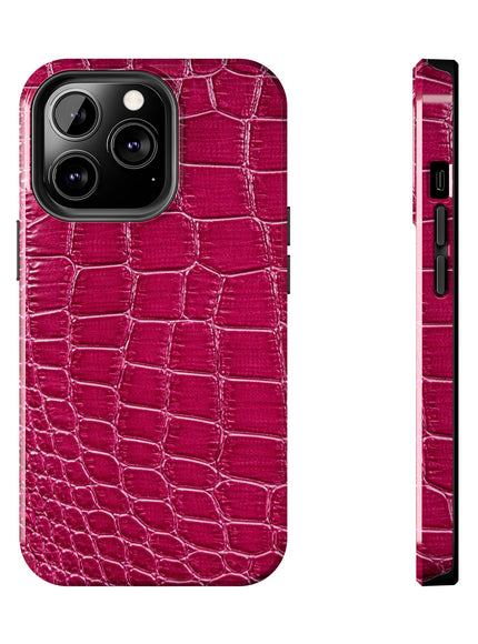 magenta crocodile