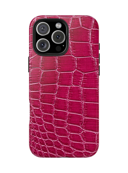 magenta crocodile