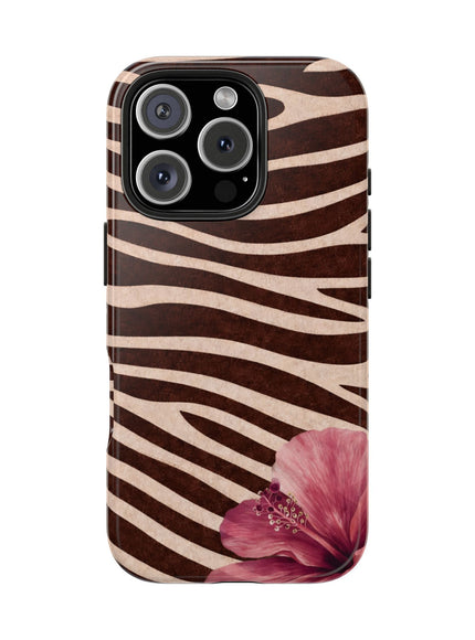 mocha-striped hibiscus