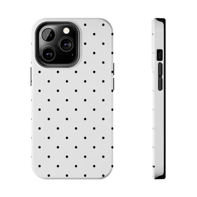 White & Black Polka-Dots