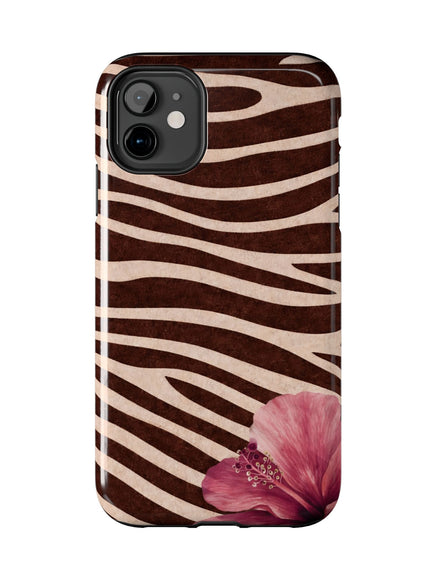 mocha-striped hibiscus