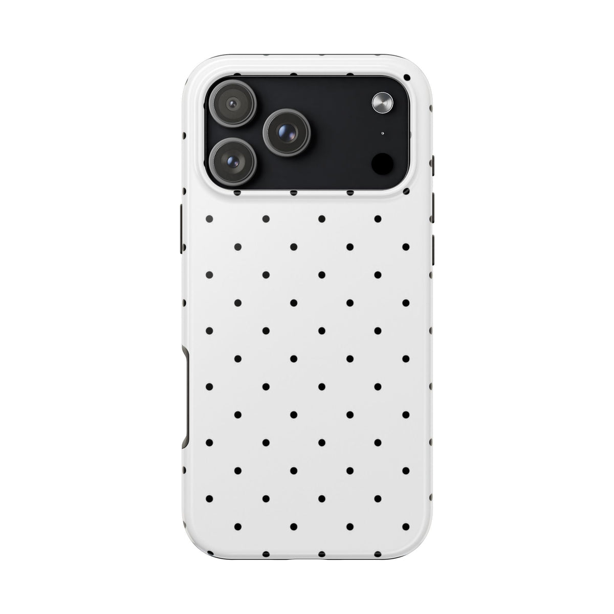 White & Black Polka-Dots