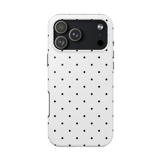 White & Black Polka-Dots