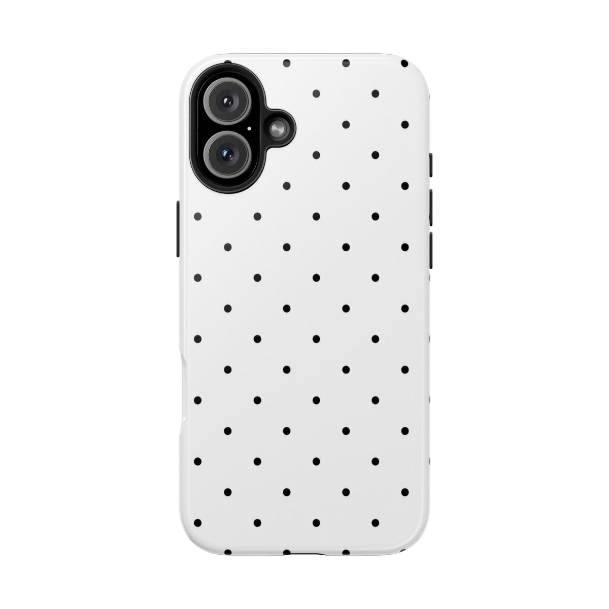 White & Black Polka-Dots