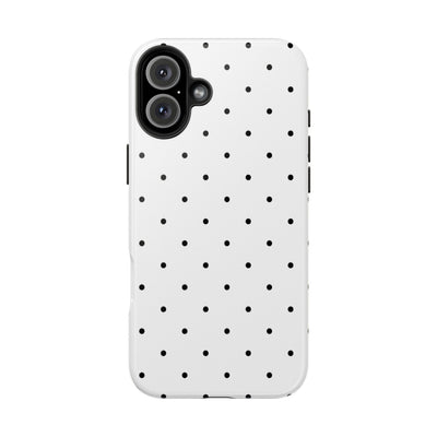 White & Black Polka-Dots