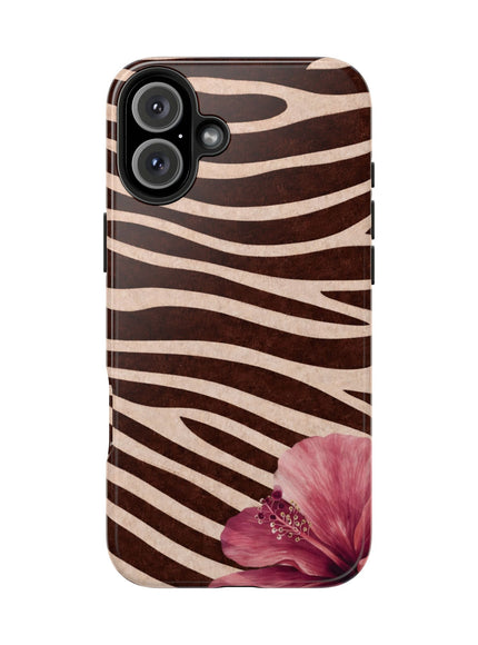 mocha-striped hibiscus