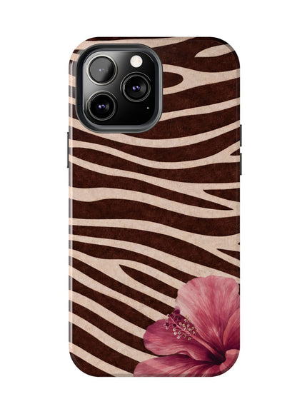 mocha-striped hibiscus