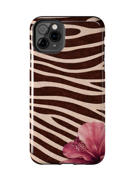 mocha-striped hibiscus