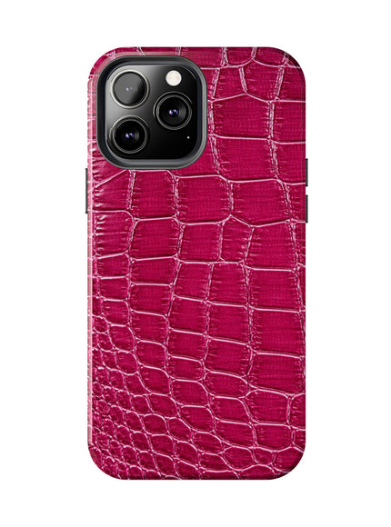 magenta crocodile
