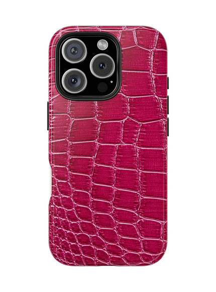 magenta crocodile