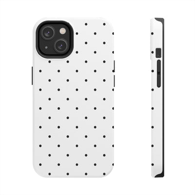 White & Black Polka-Dots