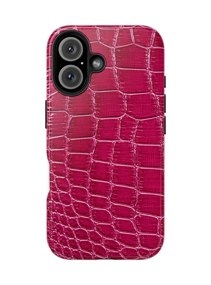 magenta crocodile