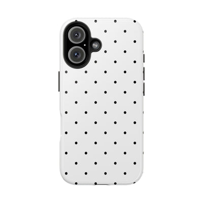 White & Black Polka-Dots
