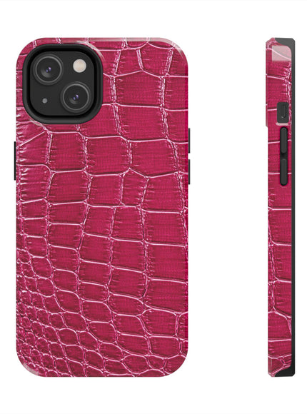 magenta crocodile
