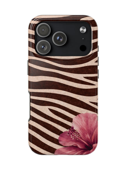 mocha-striped hibiscus