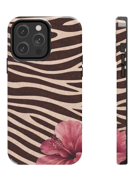 mocha-striped hibiscus