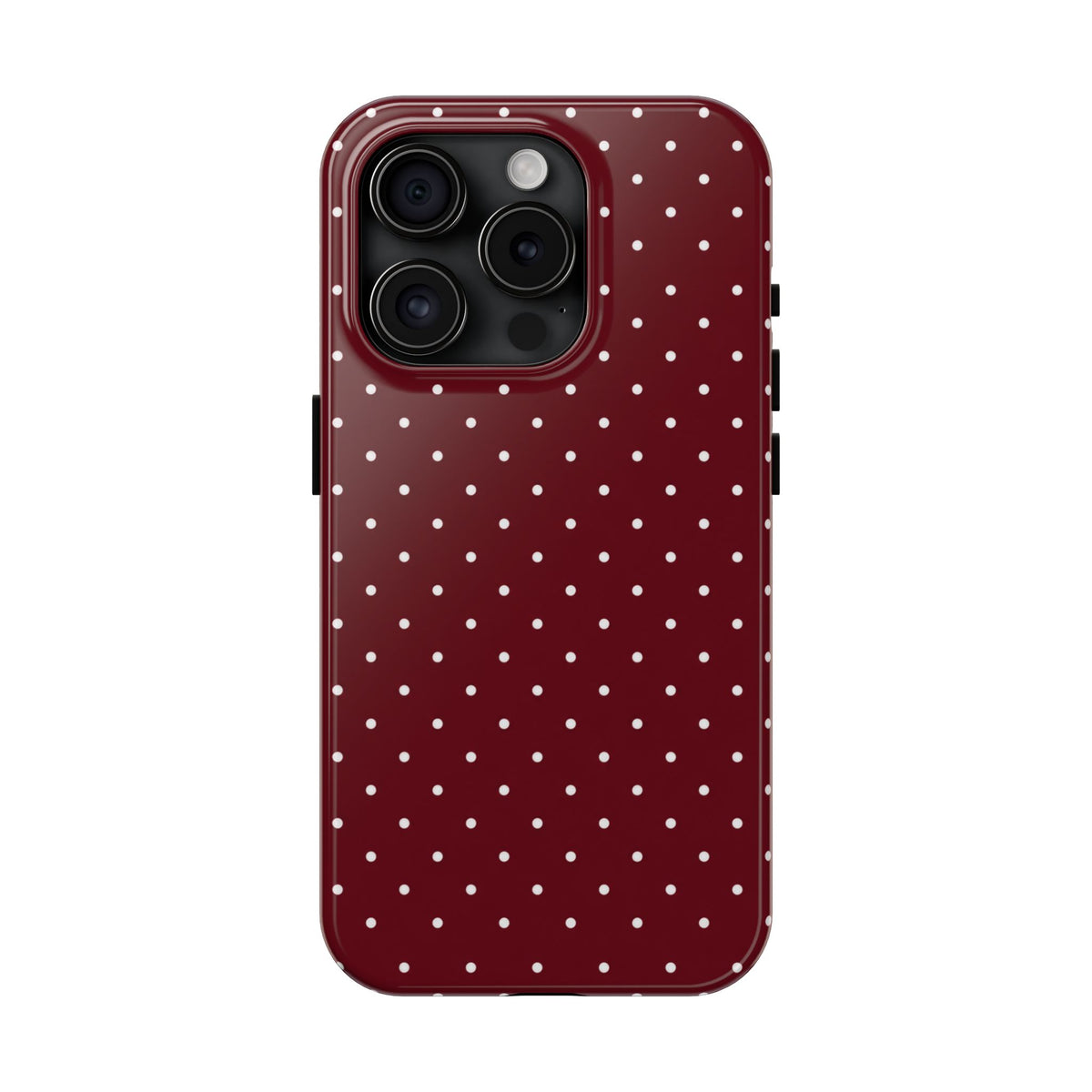 Burgundy Dots