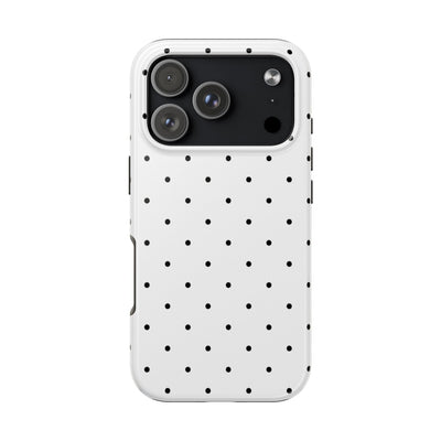 White & Black Polka-Dots