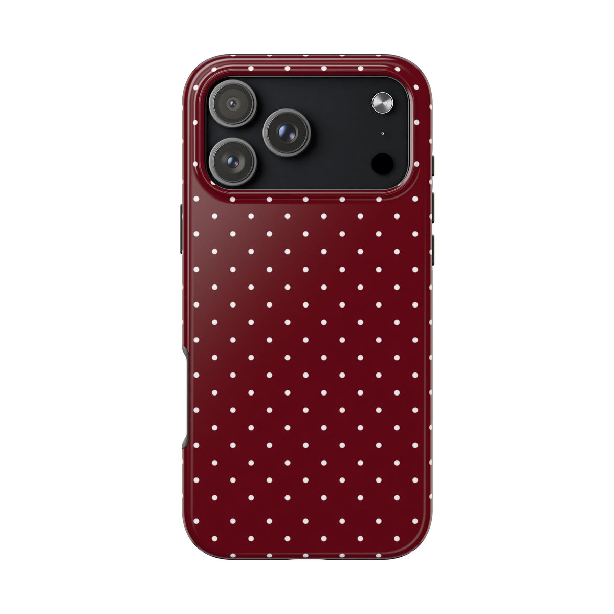 Burgundy Dots