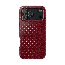 Burgundy Dots