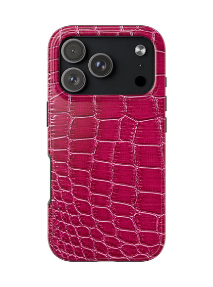magenta crocodile