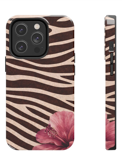 mocha-striped hibiscus