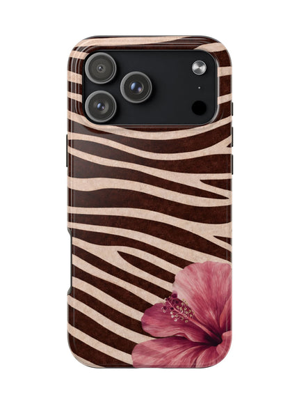 mocha-striped hibiscus