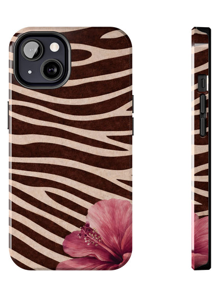 mocha-striped hibiscus