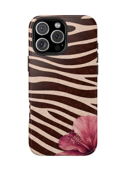 mocha-striped hibiscus