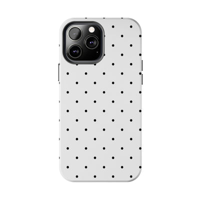 White & Black Polka-Dots