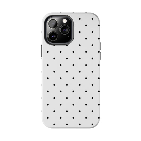 White & Black Polka-Dots