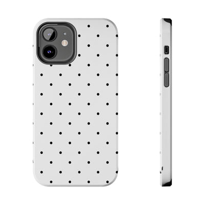 White & Black Polka-Dots