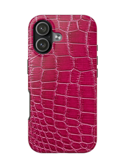 magenta crocodile