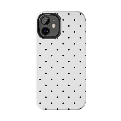 White & Black Polka-Dots