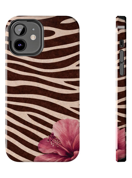 mocha-striped hibiscus