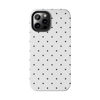 White & Black Polka-Dots